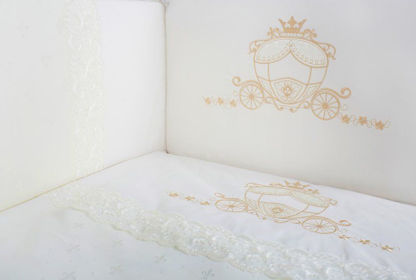 картинка Комплект Lappetti в кроватку 6 предм. "Карета" от Компасик.ру гипермаркет детских колясок и автокресел