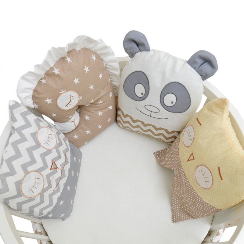 картинка Комплект в кроватку 4 предмета  СПЛЮШКИ от Компасик.ру гипермаркет детских колясок и автокресел