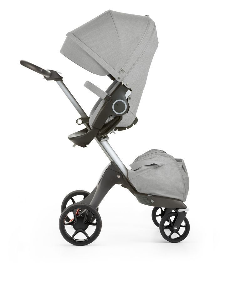 картинка Детская коляска Stokke Xplory 2 в 1 Grey Melange от Компасик.ру гипермаркет детских колясок и автокресел