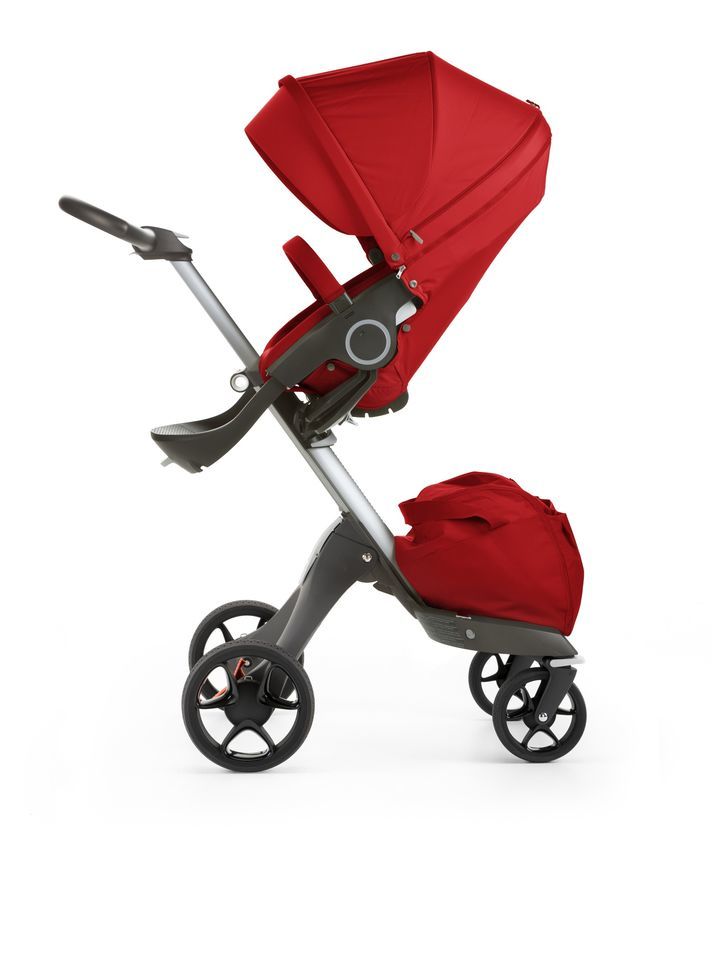 картинка Детская коляска Stokke Xplory 2 в 1 Red от Компасик.ру гипермаркет детских колясок и автокресел