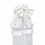 Балдахин в кроватку 1,5х3м, микросетка, атлас