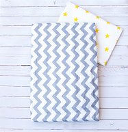 Комплект постельного белья 3 предм. бязь "Звездочка" (желтый)