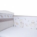 Борт в кроватку из 4-х частей Эдельвейс ЦЫПЛЯТА