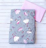 Комплект постельного белья 3 предм. бязь "Балеринки"