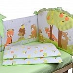 Комплект в кроватку 6 предм. МИХИ ЛИСЫ