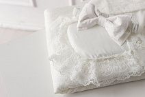 Уголок с кружевом для пледа (с жёстким вкладышем) Lappetti