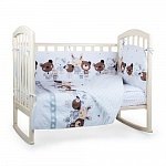 Комплект Alis в кроватку 4 предм. ЛУЧШИЕ ДРУЗЬЯ (борт+КПБ)