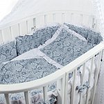 Комплект в кроватку АЛЬМА НЯНЯ 12 предметов БАРОККО new