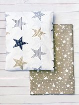 Комплект постельного белья 3 предм. бязь "Звездный"