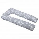 Подушка U-образная, 290 х 30, синтепух+латекс, чехол съемный, бязь