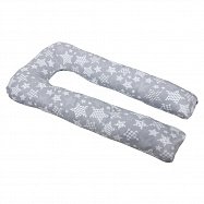 Подушка U-образная, 290 х 30, синтепух+латекс, чехол съемный, бязь