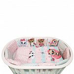 Комплект в кроватку 6 предметов Альма-Няня МАЛЫШИ