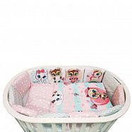 Комплект в кроватку 6 предметов Альма-Няня МАЛЫШИ