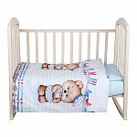 Комплект в кроватку 3 предмета Alis МИШКА МОРЯЧОК