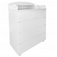 Комод Indigo "Style" 804 с узким пеленальным столиком, МДФ