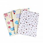 Комплект пеленок 75х110, фланель, бязь