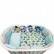 Борт в кроватку из 12 частей МАЛЫШИ 