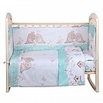 Комплект в кроватку 6 предметов Alis ЛЮБЯЩИЕ ПТЕНЧИКИ