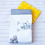 Комплект постельного белья 3 предм. бязь "Зайки"