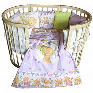 Комплект в кроватку 4 предмета L`Abeille 