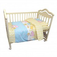 Комплект в кроватку 3 предмета СПОКОЙНОЙ НОЧИ