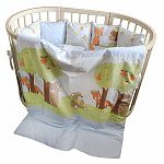 Комплект в кроватку 4 предмета L`Abeille Play