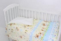 Комплект в кроватку 3 предмета Дружная семейка