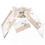 Борт в кроватку МИШКА И ЗАЙКА