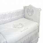 Комплект в кроватку 4 предм. АЖУРНЫЙ