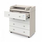 Детский комод ОРИОН 804 (Oliver) ЛДСП с шариковыми направляющими