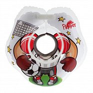 Надувной круг на шею для плавания малышей Flipper Футболист