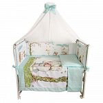 Комплект в кроватку 5 предметов Альма-Няня ЦИРК