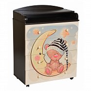 Детский комод АНТЕЛ LILU-7 МДФ 800/4