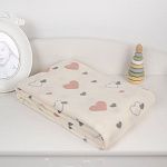 Плед флисовый Baby Nice ВАЛЕНТИНКИ 100×140