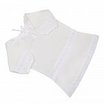 Крестильная рубашка, рост 86, муслин, универсальная