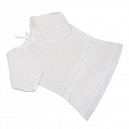 Крестильная рубашка, рост 86, муслин, универсальная