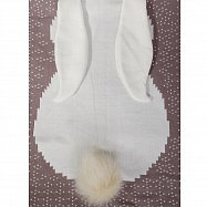 Плед вязаный ЗАЙКА 100 х 100