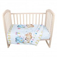 Комплект в кроватку Алис Медвежонок с уточкой 3 пред.