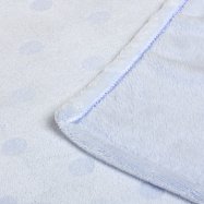 Плед-покрывало, MICRO VELUR 2-стороннее, 75х100 см, ГОРОХ