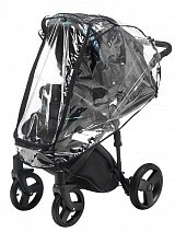 Дождевик ПВХ на прогулочную коляску с окном на молнии 