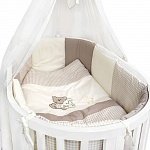 Комплект в кроватку 8 предм. КРЕМ-БРЮЛЕ овал