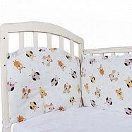 Борт в кроватку из 4-х частей Alis 360×40 с кармашками